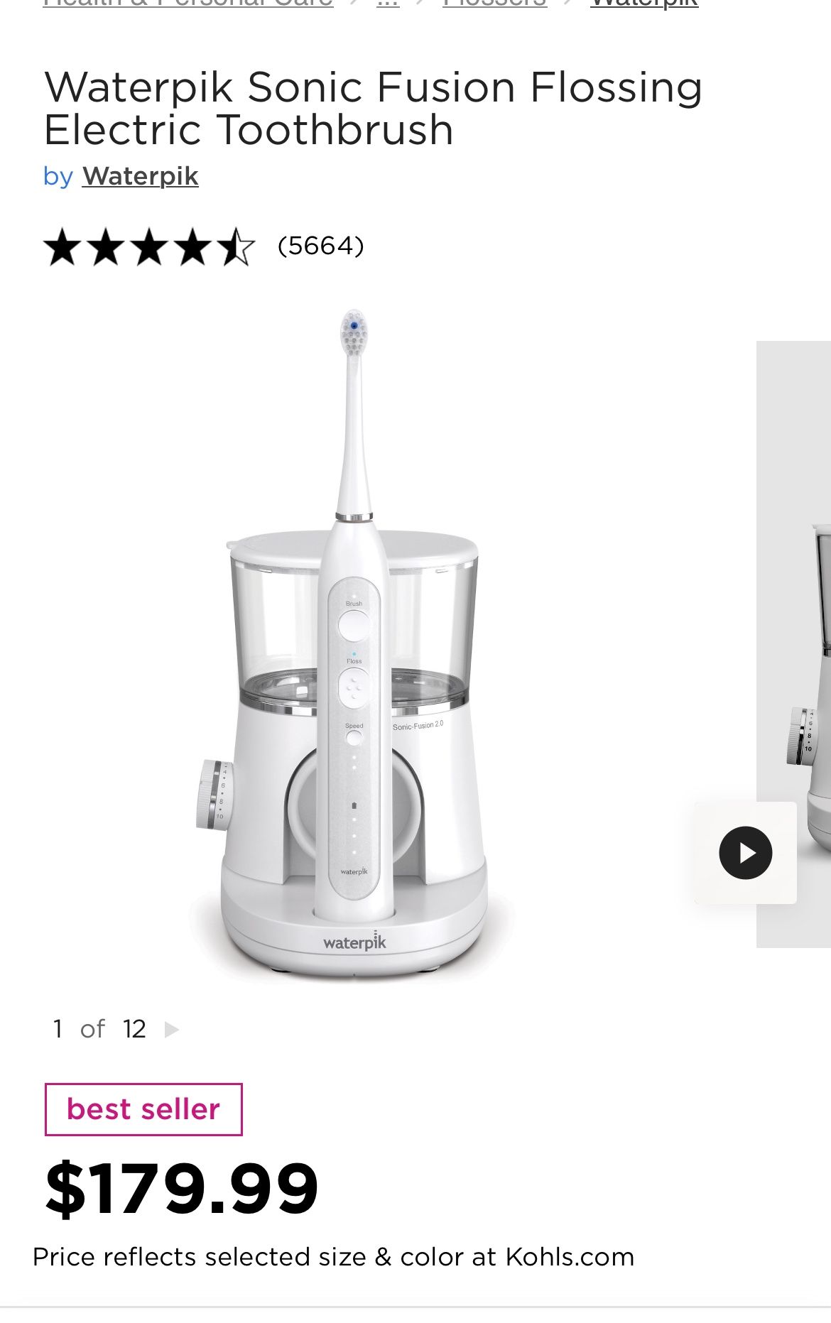 Sonic Fusion Water Pick
