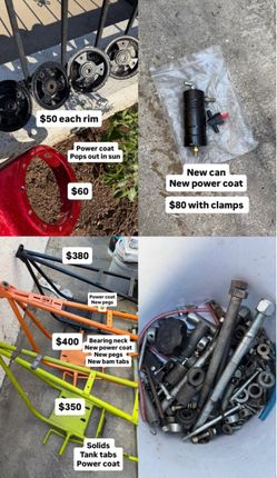 Minibike parts