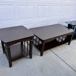 Matching Mission Style Cocktail & End tables