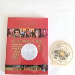 NEW Hardcover People Celebrates The 70's With Music CD