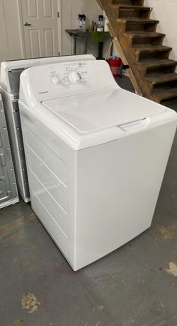 Hotpoint Top Load Washer – White, Simple Dial Controls