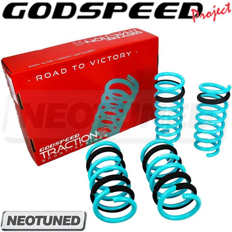 Godspeed LS-TS-NN-0001-B Traction-S Performance Lowering Springs Coil Kit Suspension For Infiniti G35 Coupe (V35) 2003-2007