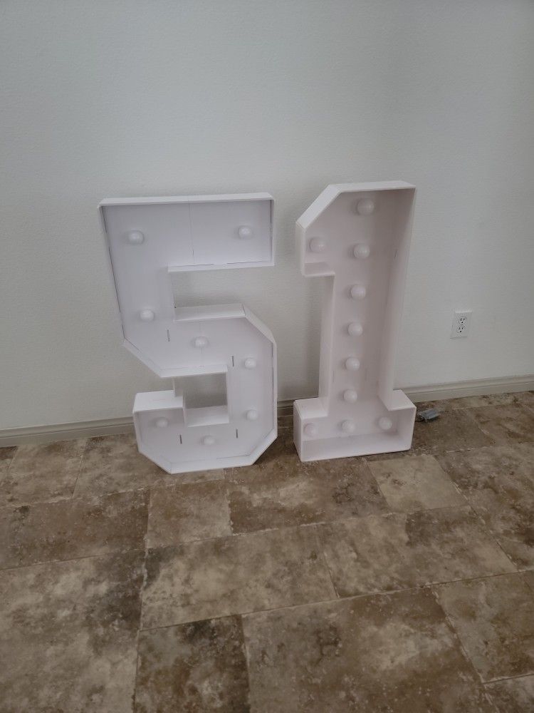 Large Backdrop Numbers