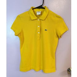 Lacoste Women’s Polo Shirt Size 38 (US 6/S)