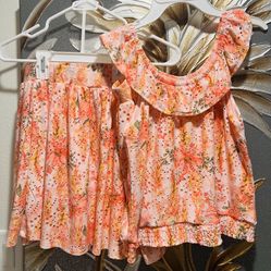 Set Shirt and Skirt (girl Size 12)