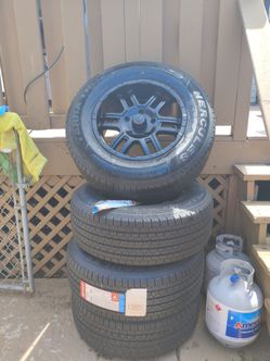 18" rims and tires 5X150 BRAND NEW