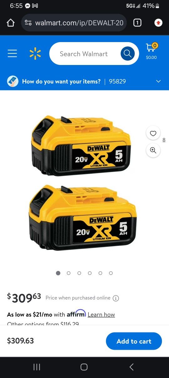 Dewalt Battery's
