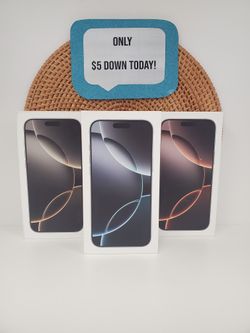 💸 Unlocked iPhone 16 Pro Max– Affordable Payments Starting at Just $5 DOWN! 🌟