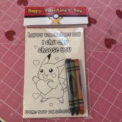 Valentines Day Customizable Party Packs Favors / Event Activity Sheet Coloring Sheet Book 