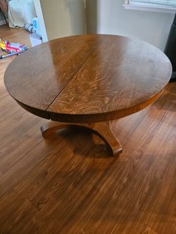Tiger Oak Dining table craftsman style