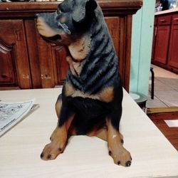 Small Rottweiler Statue