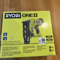 Ryobi One Plus 18v Straight Finish Nailer - 16Gauge