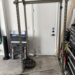 Olympic Weight Set + Power Rack – Used, Great Condition