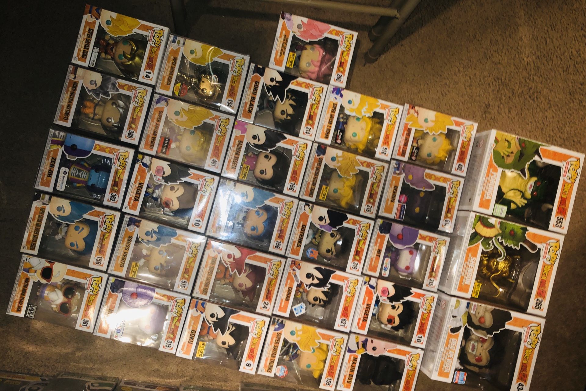 Funko Pop DBZ Lot