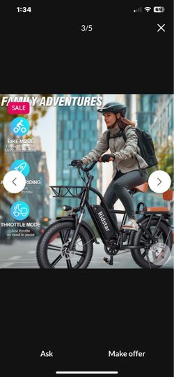 NEW RIDSTAR ELECTRIC BIKE