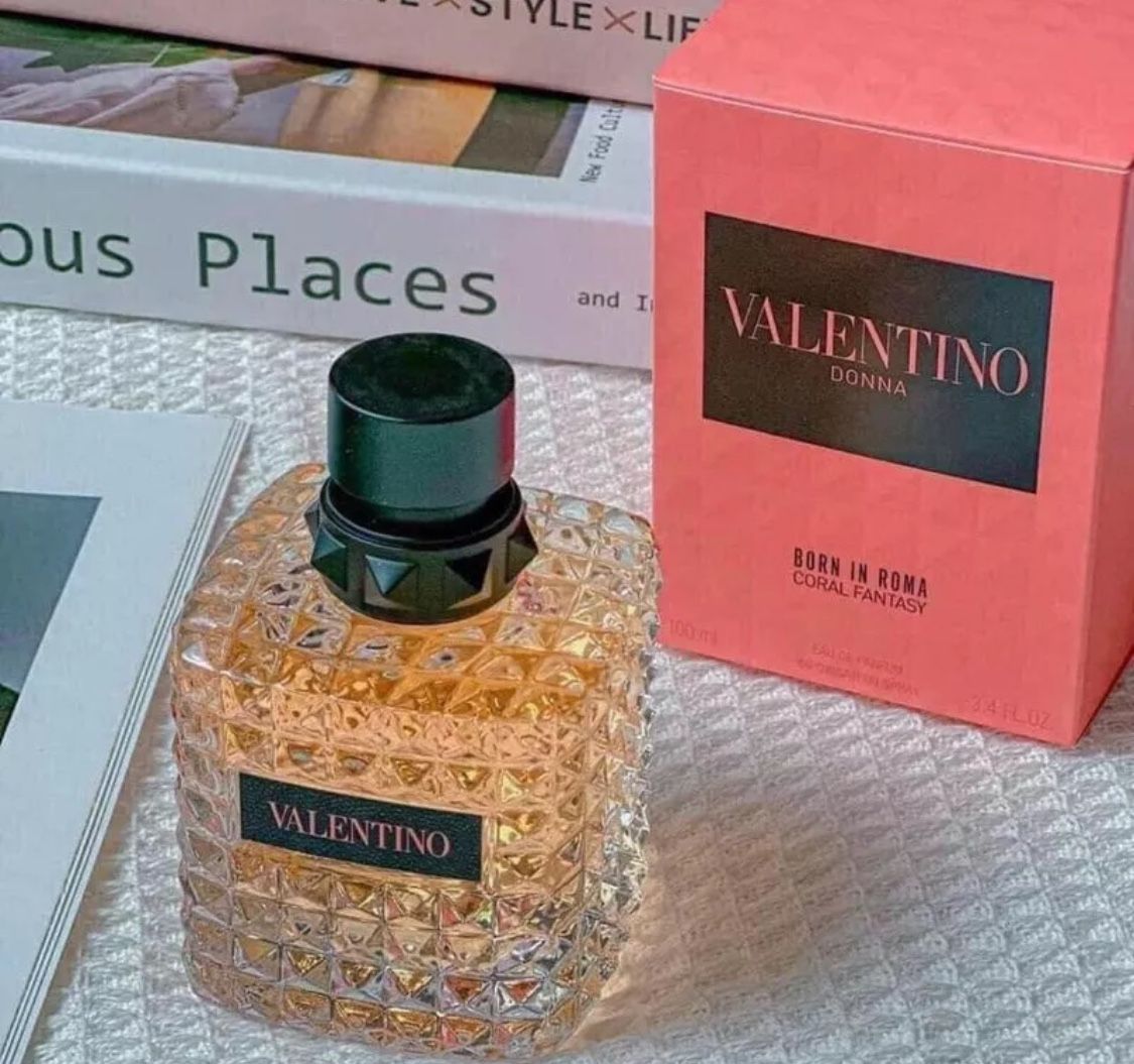Valentino Donna Born In Roma Coral Fantasy 3.4oz 100ml Brand New Woman's Perfume