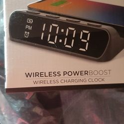 IHome Wireless Powerboost Charging Clock 