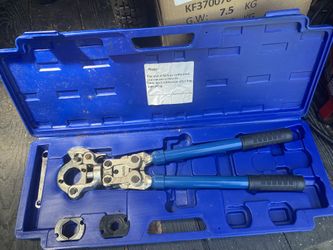 Hydraulic Tools Set Pex Pipe Pressing Tools Crimping Tools with Telescopic Handle 360 Degrees Head with TH16-32mm