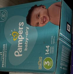 Pampers Diapers Size 3 Big Box