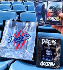 Dodger Godzilla set