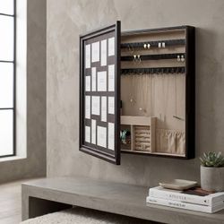 Photo collage hidden jewelry storage - black