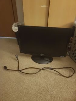 Monitor and power cord