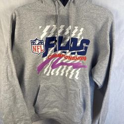 NFL Flag Championships 2025 Grey Hoodie  Large