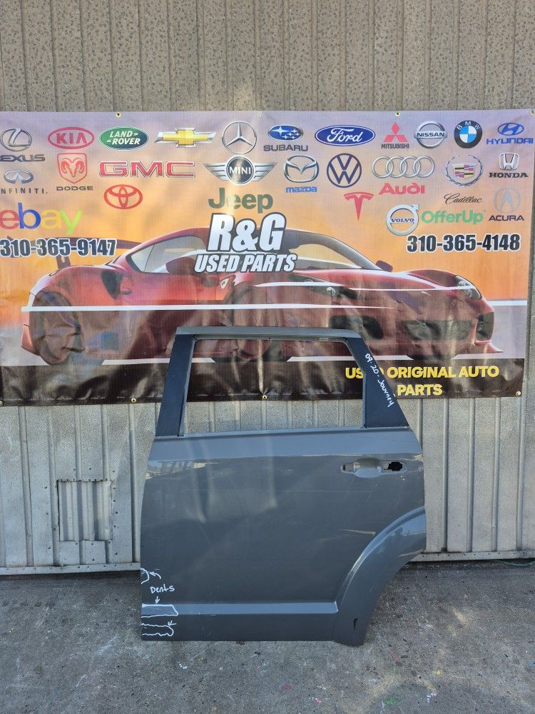 2009 2010 2011 2012 2013 2014 2015 2016 2017 2018 2019 2020 Dodge Journey Rear Door Shell Left Driver Side LH Original Used OEM