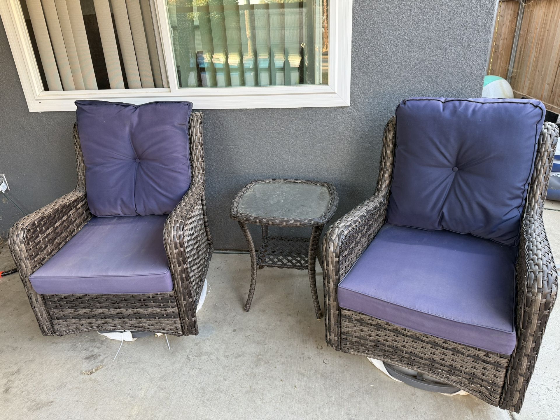 Chairs And Table 