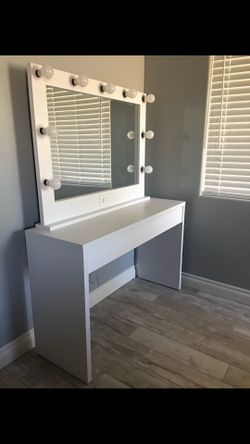 Vanity and mirror
