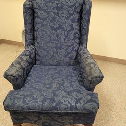 Blue Wingback Chair Wanted