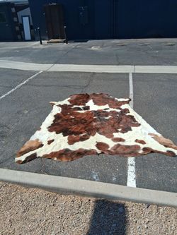 Tricolor Cowhide Rug