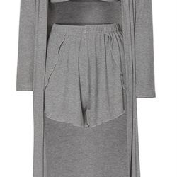 Gray Robe Set