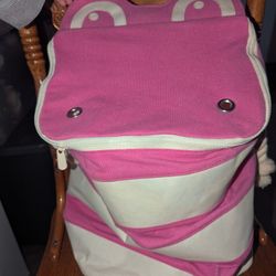 Kids Canvas Zipper Tote With Rope Handles - $10