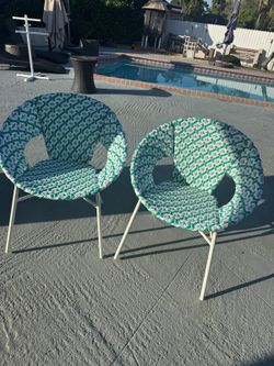 2 Sillas De Terraza Como Nuevas 