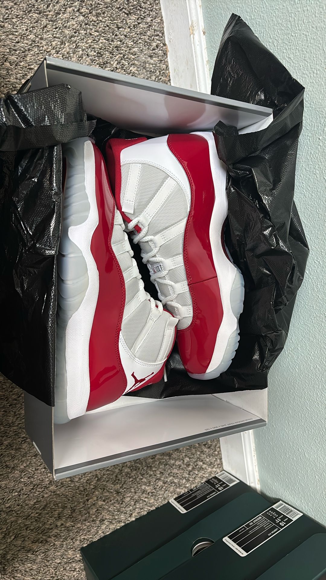 Jordan 11s Varsity red Sz 10
