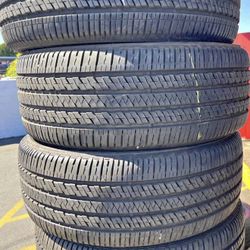 265 50 20 vendo un set de llantas usadas en excelente condición marca BRIDGESTONE