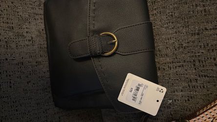 New purse, black brown strap