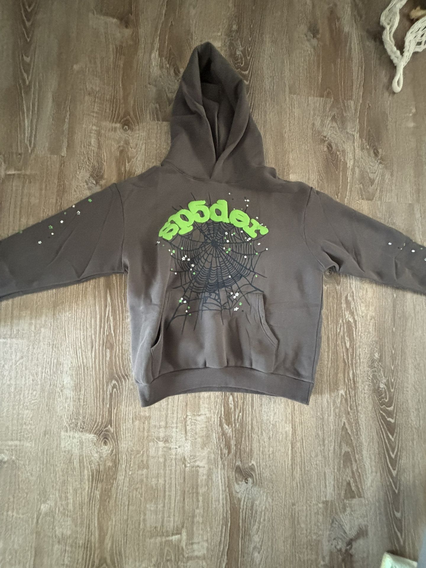 Grey Sp5der Hoodie