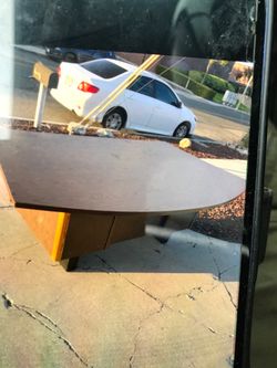 very large and heavy desk