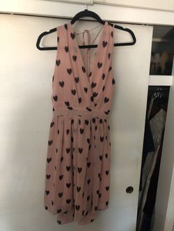 Pink Heart High/low Dress