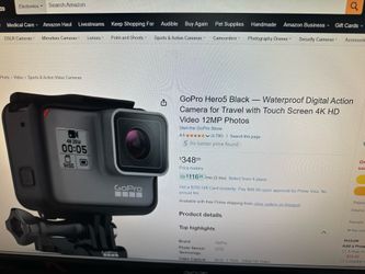 GoPro Hero5 - Black; Used 1 Time