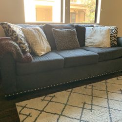 COUCH, CHAIR & OTTOMAN