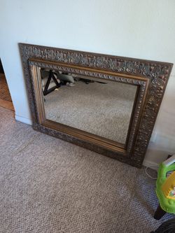 Bella French Ornate Embossed Wood Frame Oversize