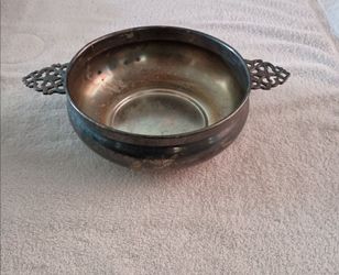 Vintage English Silver Mfg Corp Chaffing Bowl By Leonard Silver