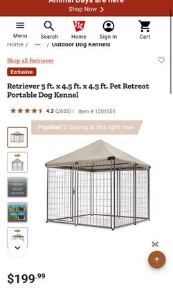 Dog cage