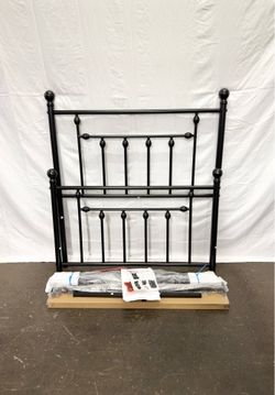 Twin Size Metal Platform Bed Frame , Black
