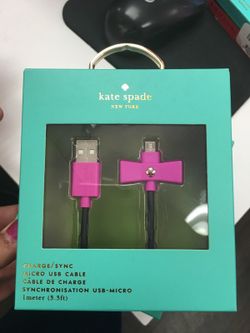 Kate spade micro usb cable