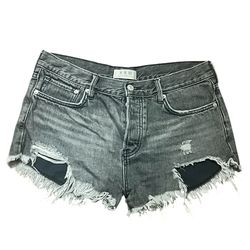 We The Free Charcoal Jean Shorts