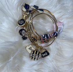 Blue & White Charm Set